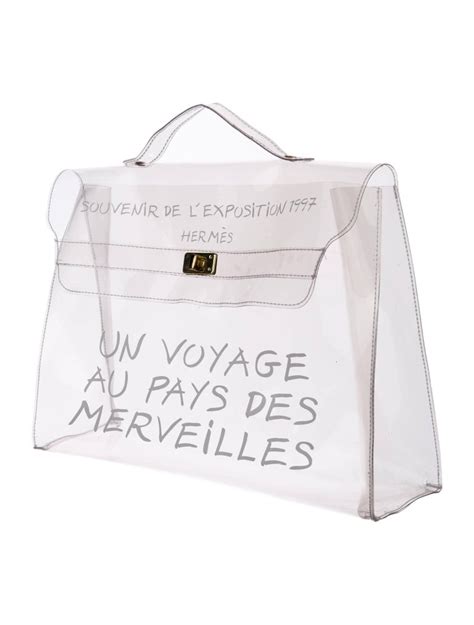 transparent hermes bag|hermes see through kelly bag.